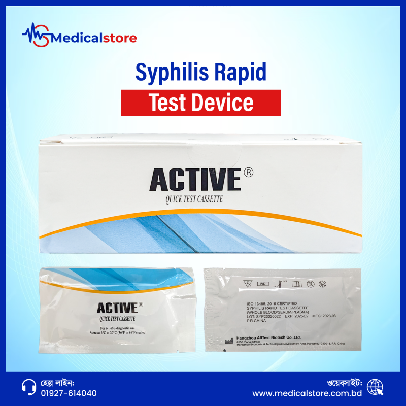 Syphilis (TPHA) Rapid Test device - Active