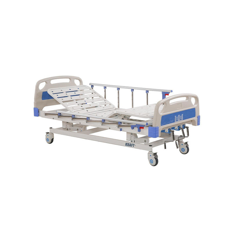 Manual three function hospital bed
