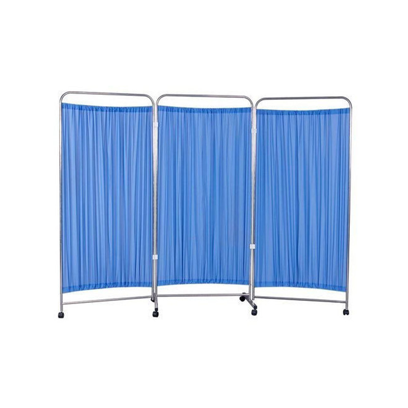 Hospital Patient Bed Side Partition Screen Stand